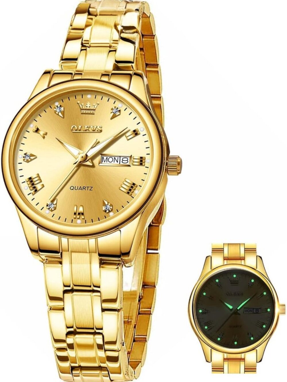 Stylish Women's Stainless Steel Dress Watch - Luxury Fashion Timepiece